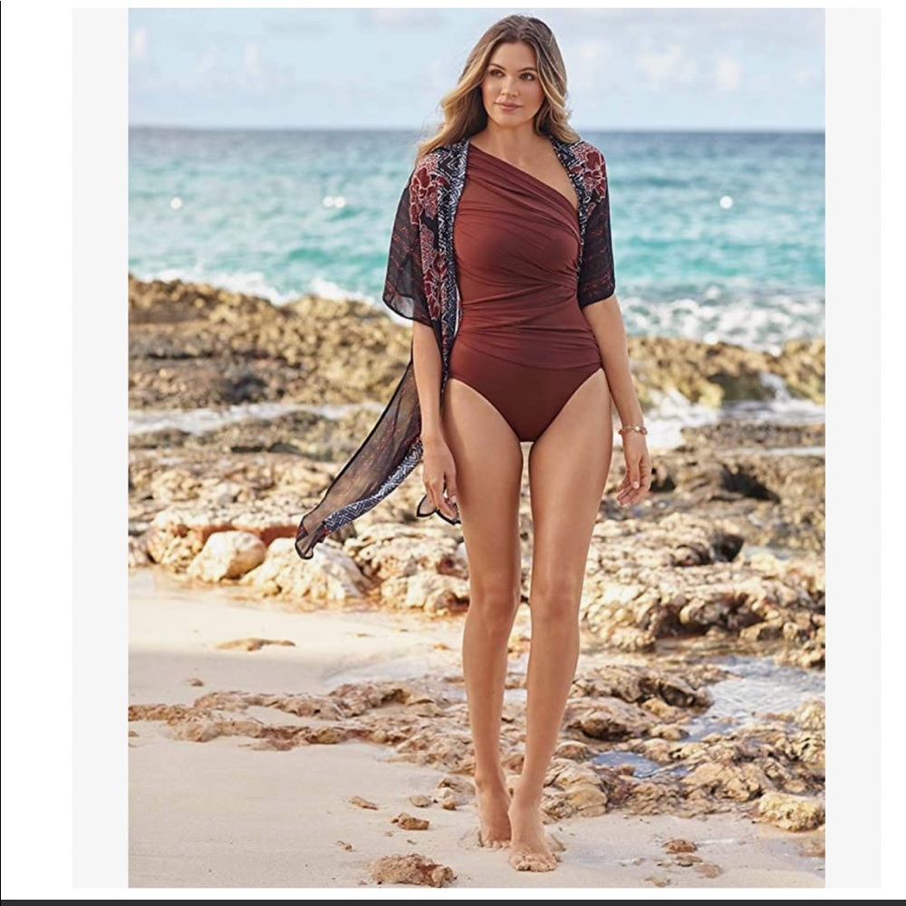 🆕 NWT MIRACLESUIT MENDHIKA BEACH WRAP - Picture 2 of 12